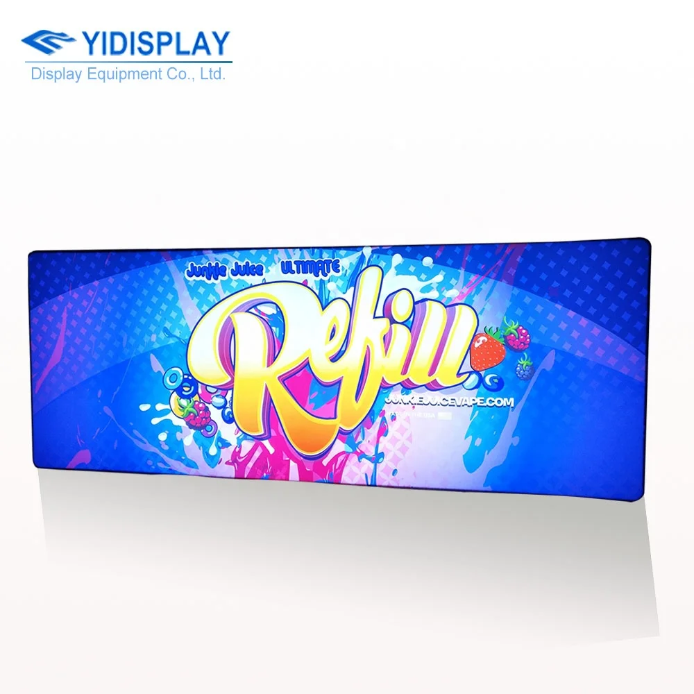 SEG Fabric Aluminum Frame Advertising Flexible Led Lamp Box Light Stand Display