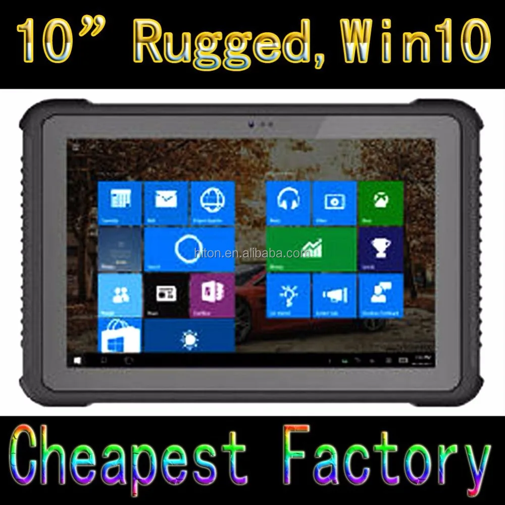 10.1 "Windows прочный таблетки IP65 с 4 ГБ ОЗУ 64 ГБ ROM 4 г LTE NFC штрих сканер транспортного средства диагностики компьютера