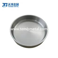 W1 99.95% pure Tungsten crucible for quartz glass melting furnace rare earth smelting furnace factory baoji tianbo metal company
