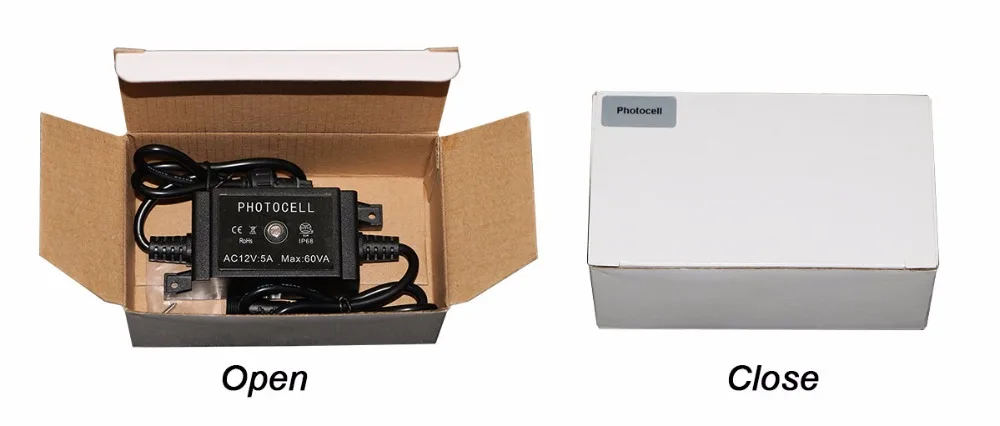 Adjustable photocell suitable for outdoor LED inground lighting fixture