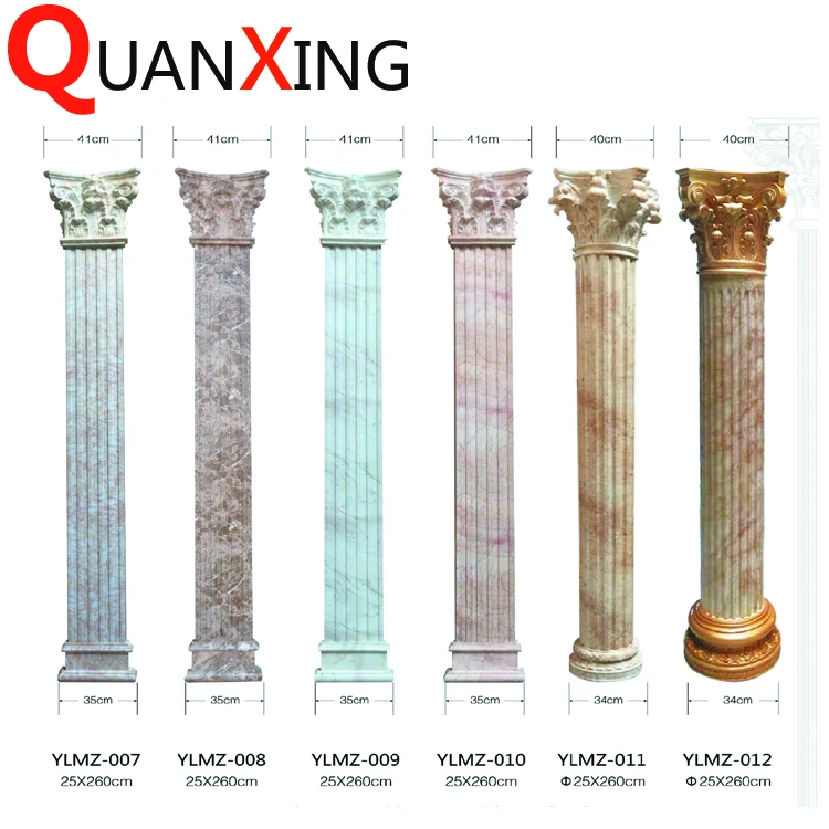 
Alibaba new design decorative pvc columns 
