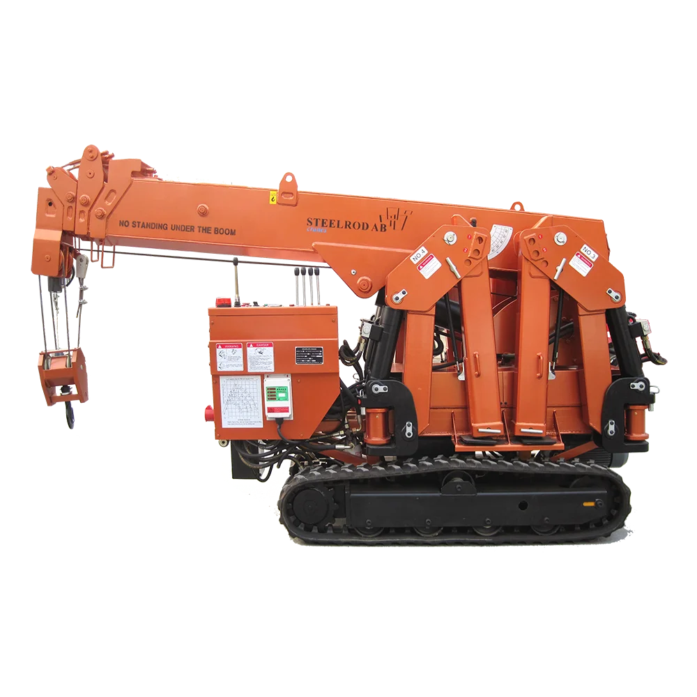 9.5m Lifting Height Indoor Trailer Mounted Crane For Narrow Working