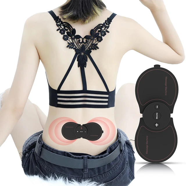 Электрический массажер с импульсной наклейкой, ручной беспроводной вибромассажер для похудения, плеч, ног, шеи, спины, ног