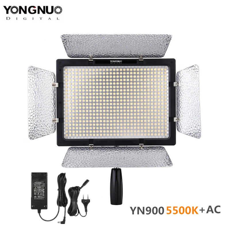 Yongnuo YN900 YN-900 Kit 3200-5500 K CRI 95 Wireless Bi Colore Luce Video per Canon for Pentax for Samsung DSLR & videocam