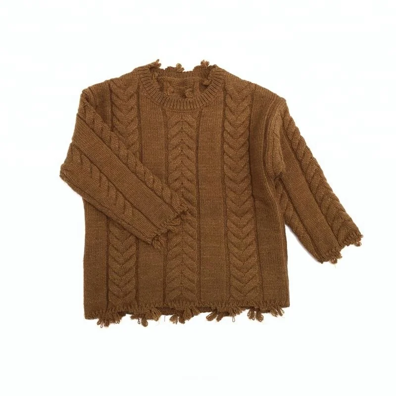  Childrenwear последние дизайн шерстяной свитер для