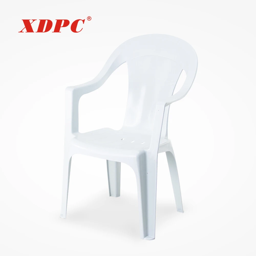 Modern luxury stackable plastic outdoor restaurant dining chair