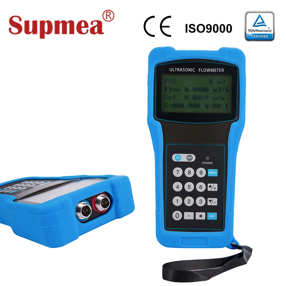 Antifreeze liquid ultrasonic portable flow meter handheld single color