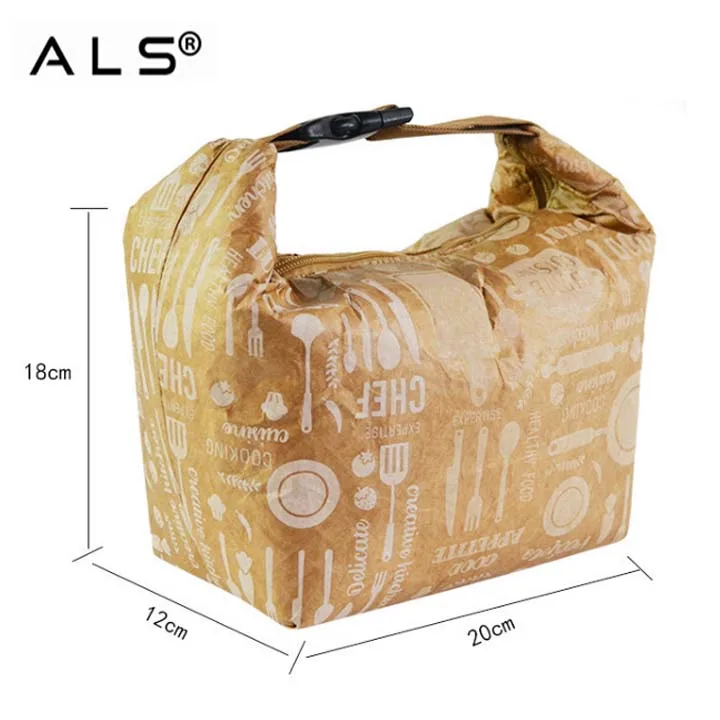 
promotion customized insulated wholesale fitness cooler lunch bag tyvek bag paper bag 