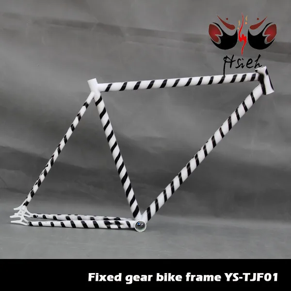 Colorful fixed gear frame for single speed bike