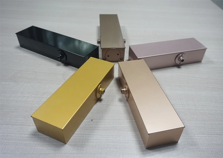 High Quality Hydraulic Fireproof Two Way Door Closer Gold Finished Closing Doors Machine