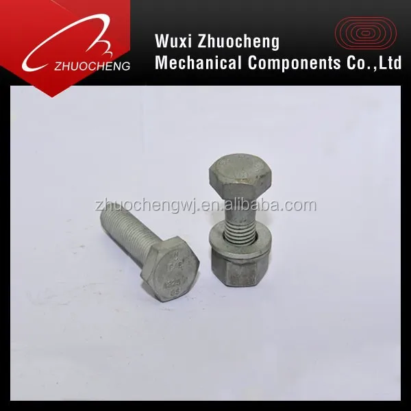 HDG/Dacromet A193 B7 heavy Hex bolts with A194 2H nut and F436 washer