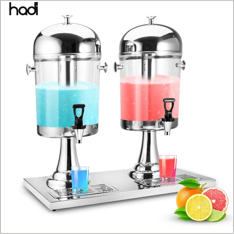 China manufacturer cheapest hadi single bottle 8L rose gold fancy soft drink dispenser cold orange juice dispenser prices