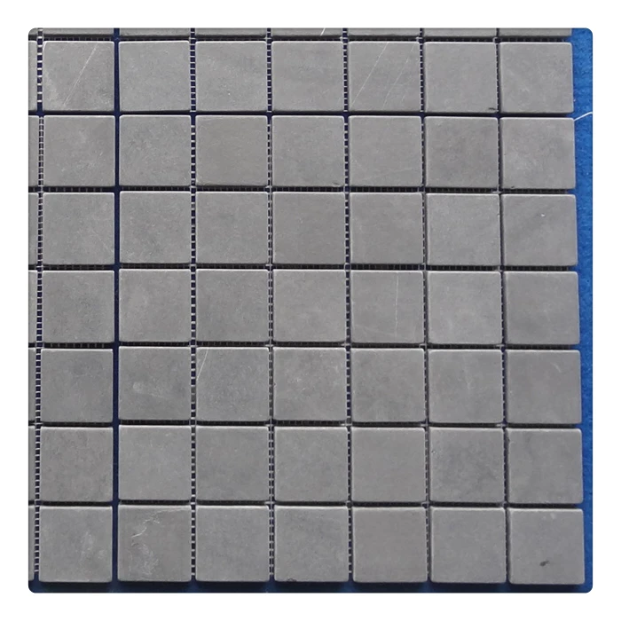 Gray Limestone price Mosaic Tlie,outside door decoration,floor and wall tile 10*10cm