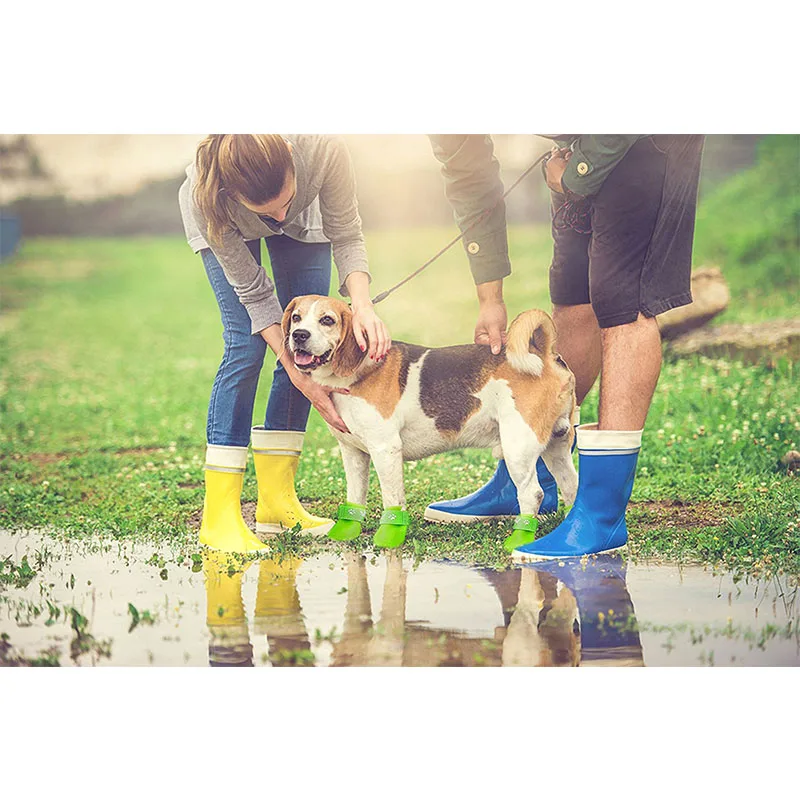 Best X Small Flexible Silicone Rubber Pet Boots Dog Shoes For Dog