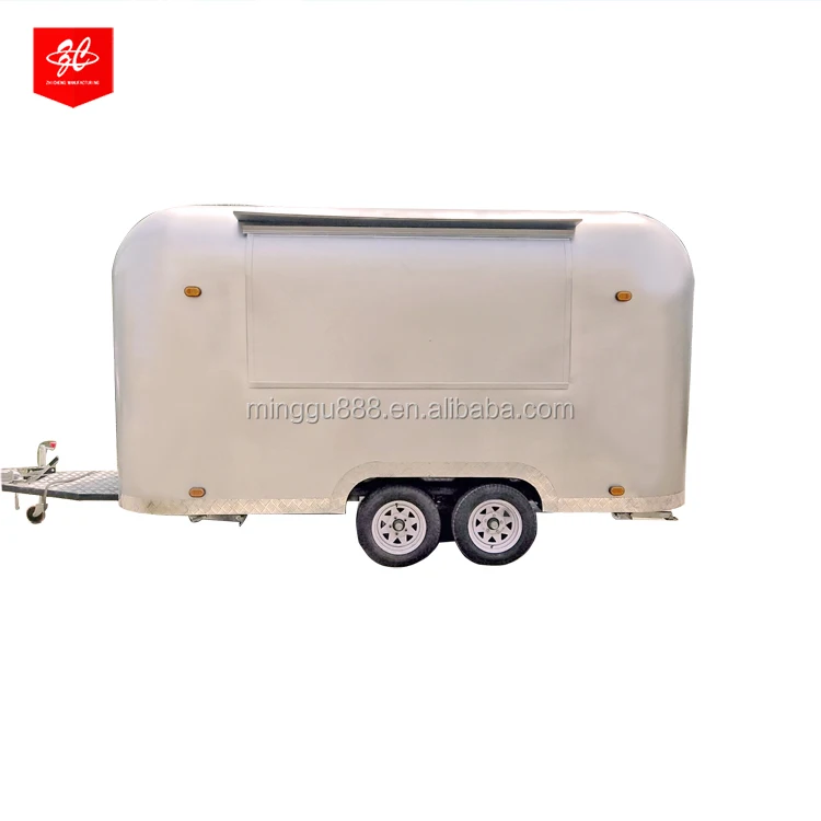 CE approved gas and electric fast food trailer french fries food truck / fry ice cream roll car multifunctional crepe food truck