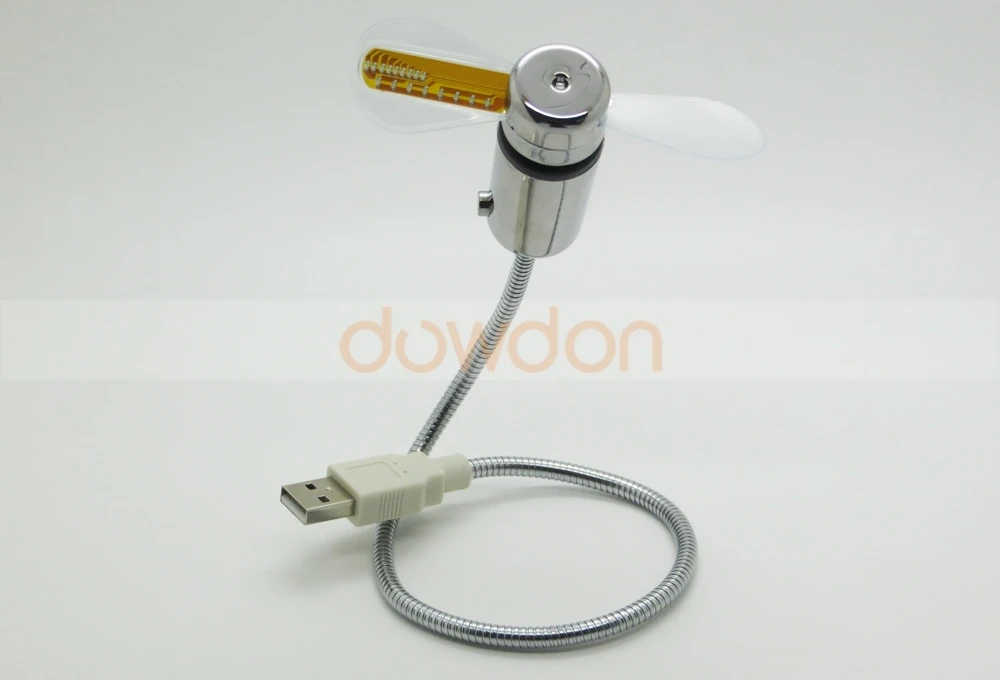 Мини-вентилятор Охлаждающий пластиковый с USB-портом для компьютера и внешнего аккумулятора
