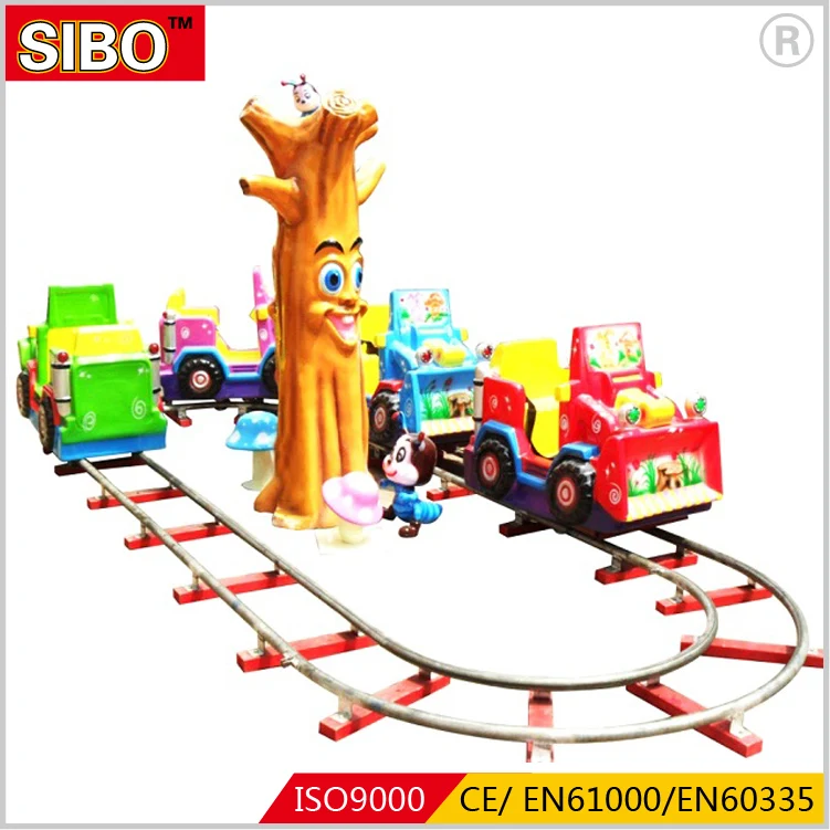 GMKP electric toy train sets amusement cartoon train kids electric ride machine