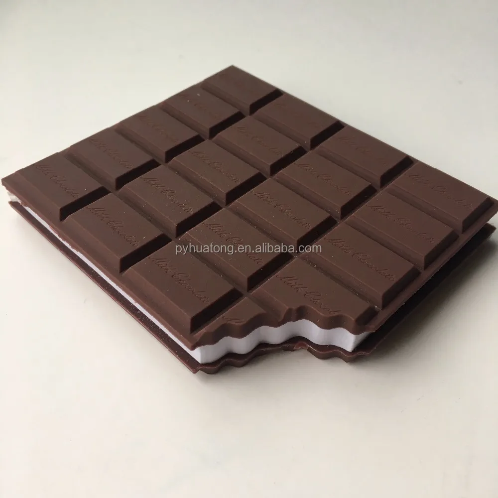 LIUSHUN NEW CUTE Promotional Gifts Chocolate Shaped Paper Memo Pad 100sheets paper notepad for kids