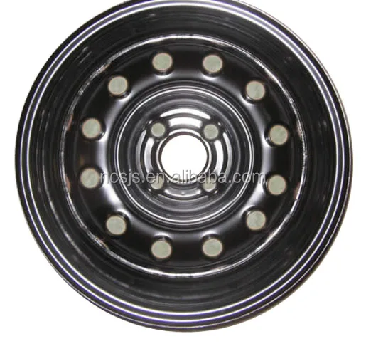 Нержавеющая сталь 14X5 колеса автомобиля черный и желтый легковой автомобиль колесных дисков