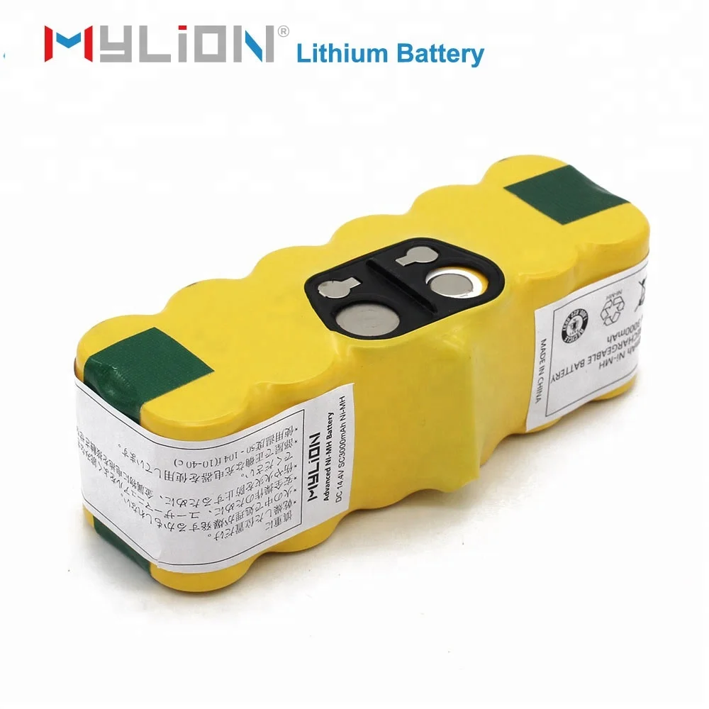 replacement 14.4v volt 3000mah nimh battery pack for intelligent robot vacuum cleaner