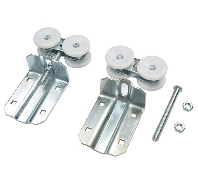 6.6 FT Raw Material Galvanized Box Track Sliding Barn Door Hardware for Exterior Barn Door