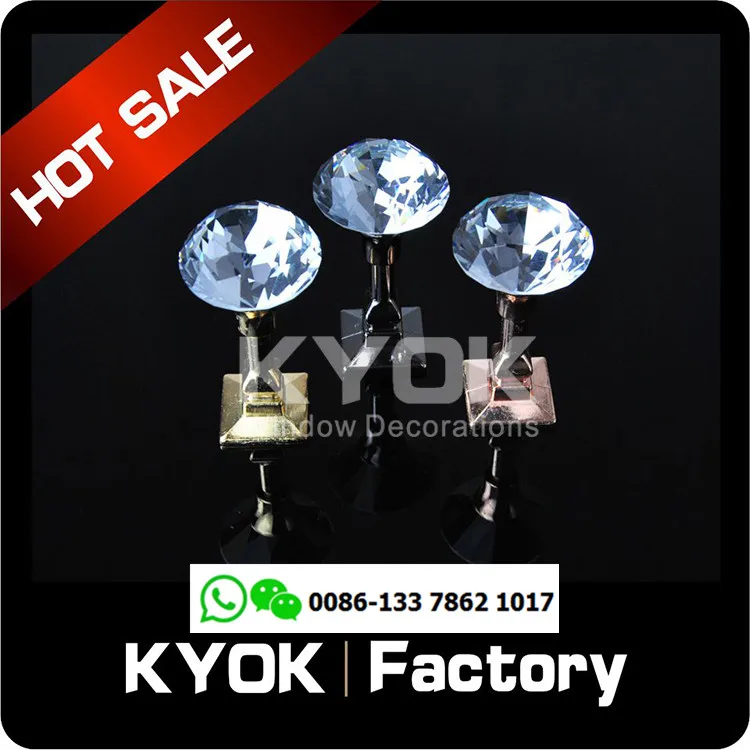 KYOK superior quality curtain walls accessories shower curtain hooks ,luxurious curtain tiebacks hook