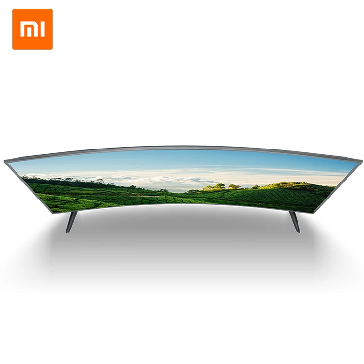 New Model Cheap Chinese Xiaomi TV 55 Curved TV 4K Mi Digital Big Screen HD LCD Smart TV Remote Control 2GB RAM 8GB ROM
