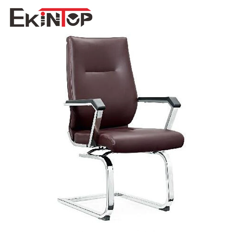 Ekintop Fancy design white color leather office chair ergonomic executive head boss office chair