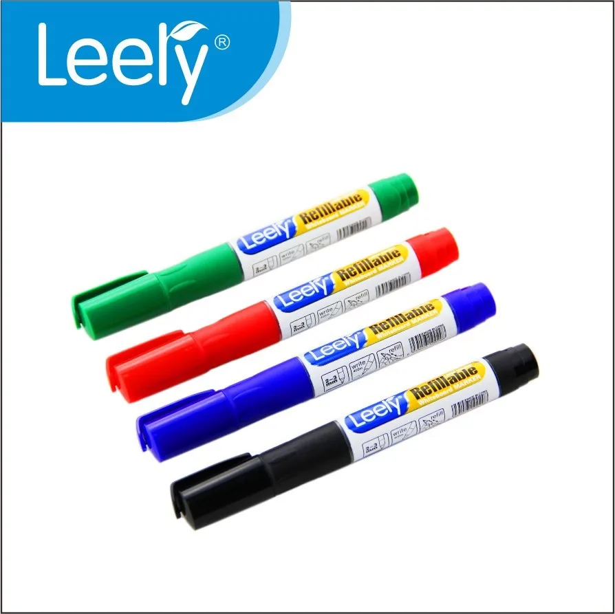 refillable white board marker without valve system L-202