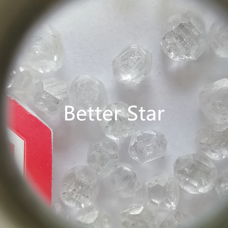 0.4carat 0.6carat DEF color and VS clarity lab grown uncut diamond synthetic diamond