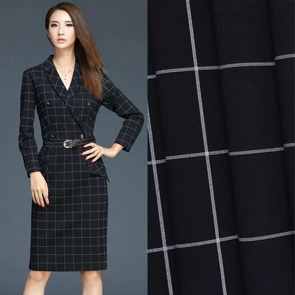 Shaoxing завод 40 s нейлон, вискоза, установите флажок печатать punto одевая ткань n/r spandex