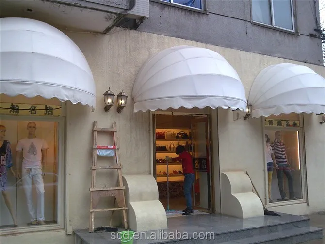 Outdoor Retractable Patio Elegant French Window Door Awning