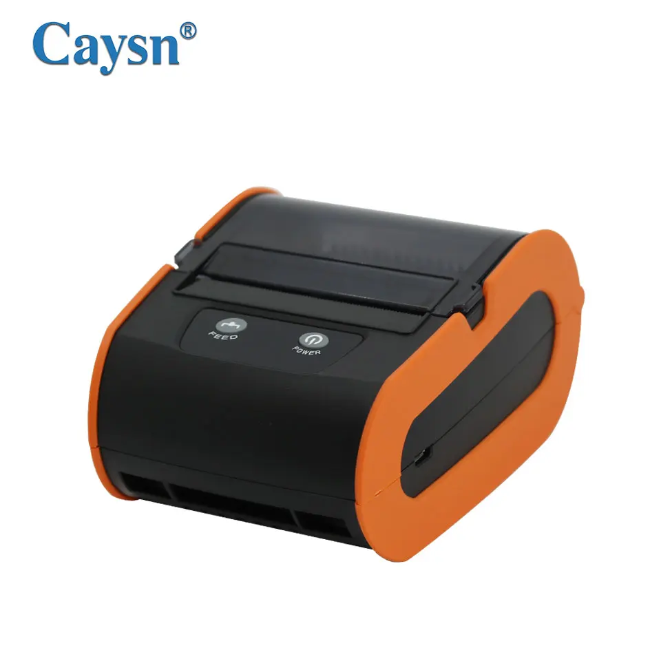 80mm label&receipt thermal printer handheld portable  Bluetooth mobile sticker  barcode printer