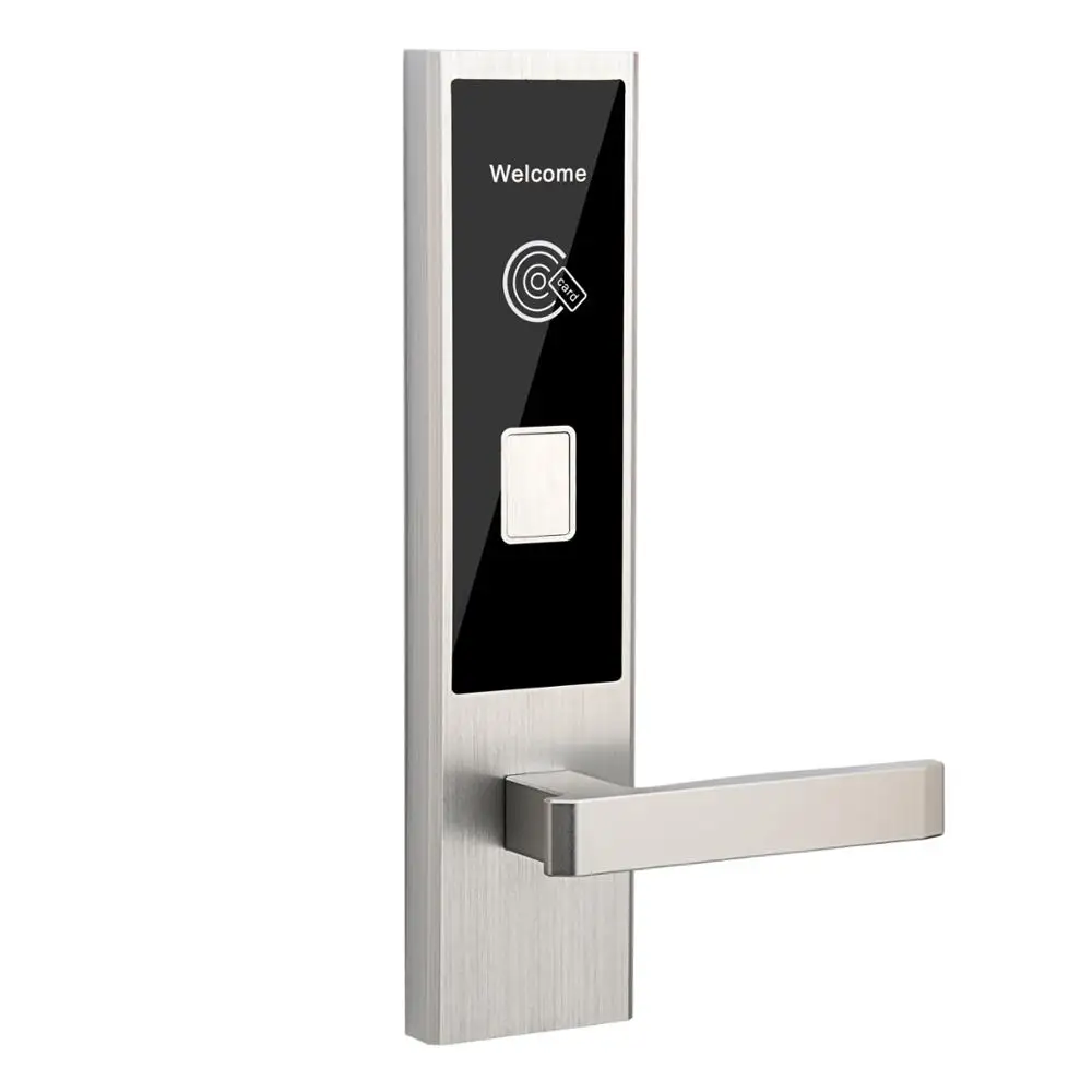 Новый дизайн модели розового золота отель умный замок с материалом из алюминиевого сплава и бесплатным программным обеспечением