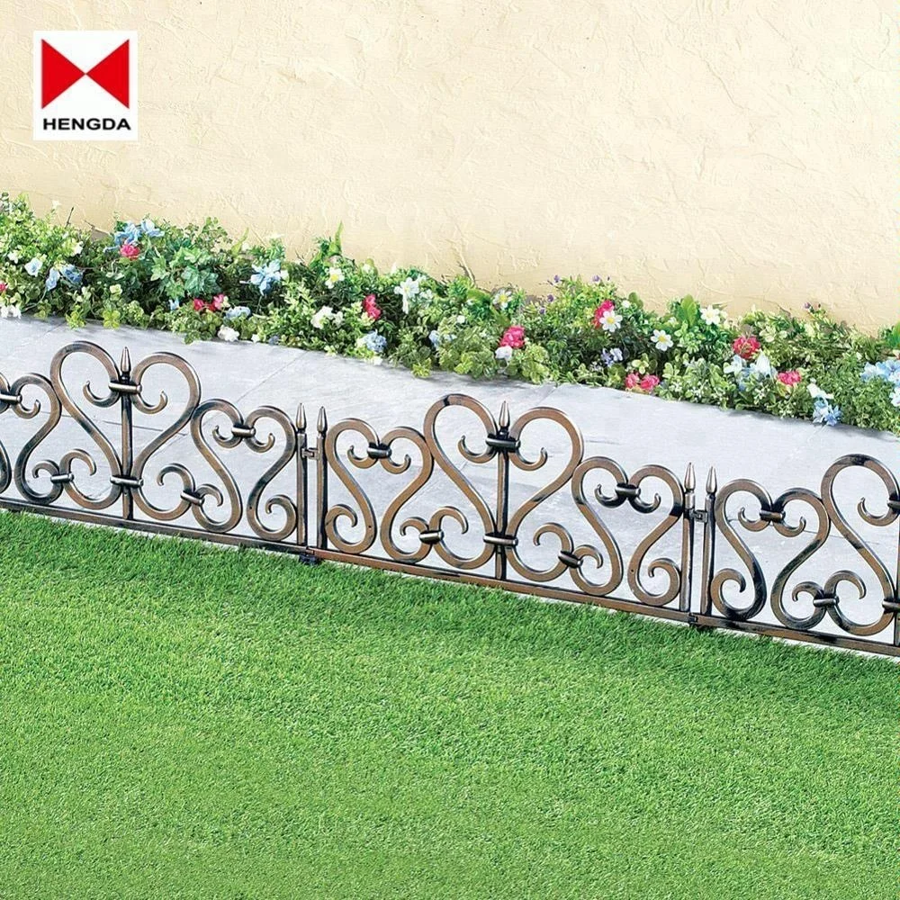Morden Plastic Garden Fence Border Edging  Set of 4