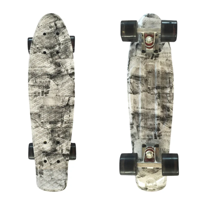 22 Inch Mini Plastic Skateboard Cruiser Skate Board For kids