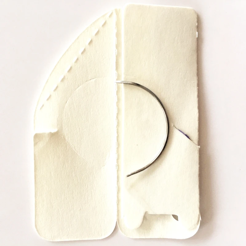 
China Hot Sale Medical Sterile Chromic Catgut Surgical Suture With Needle CE ISO 45cm 75cm 90cm 