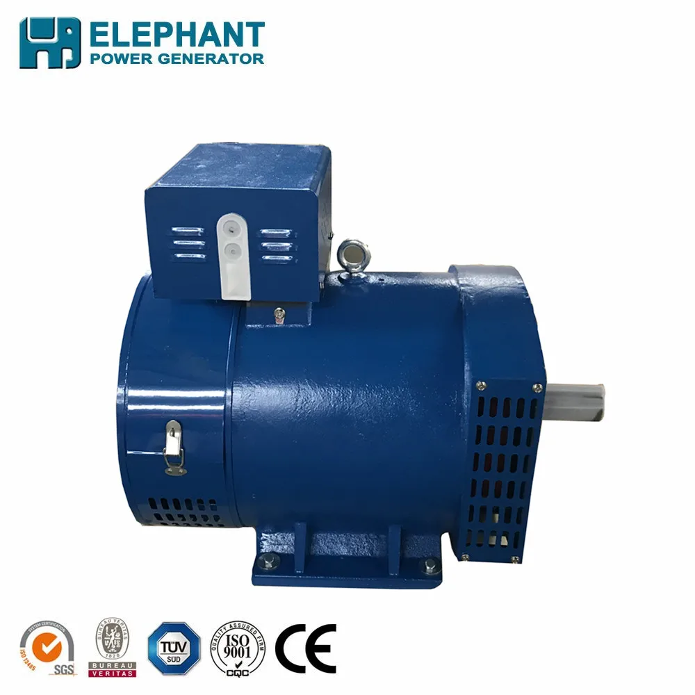 5Kw AC 1 phase  low rpm brush alternator generator