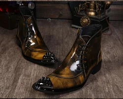 NA048 Горячая sellfactory продавать ручной работы из кожи; Деловая Мужская обувь; Мужские туфли на высоком каблуке с острым носком; Женская обувь; Носок с металическим наконечником на носке, увеличивающие рост; Модная обувь под платье