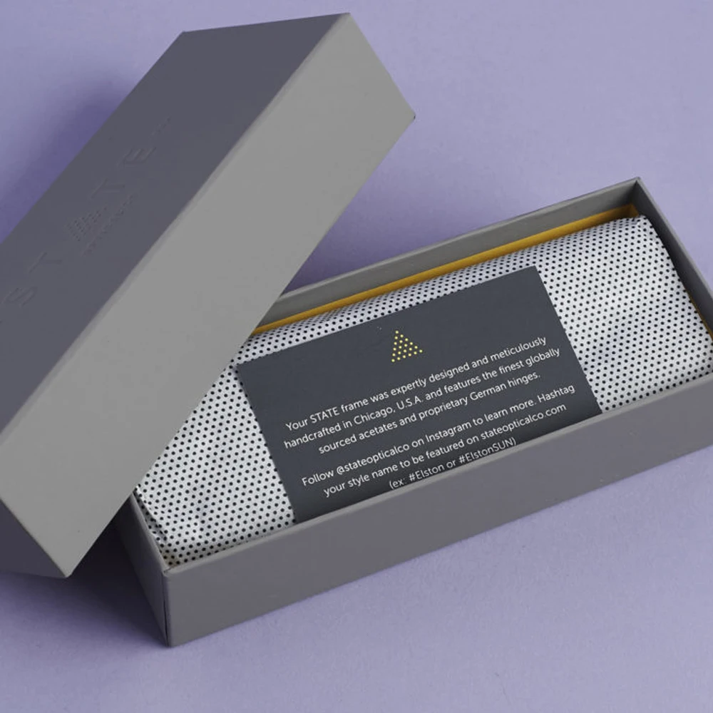 
Custom logo paper cardboard packaging sunglass box 