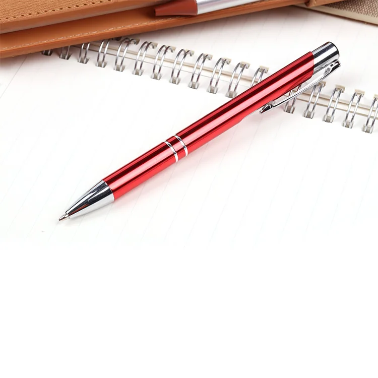 
Popular metal click ball design metal personalised logo pens promotional 