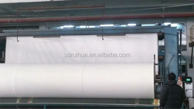 
road underlay needle punched geotextile polyester non-woven 