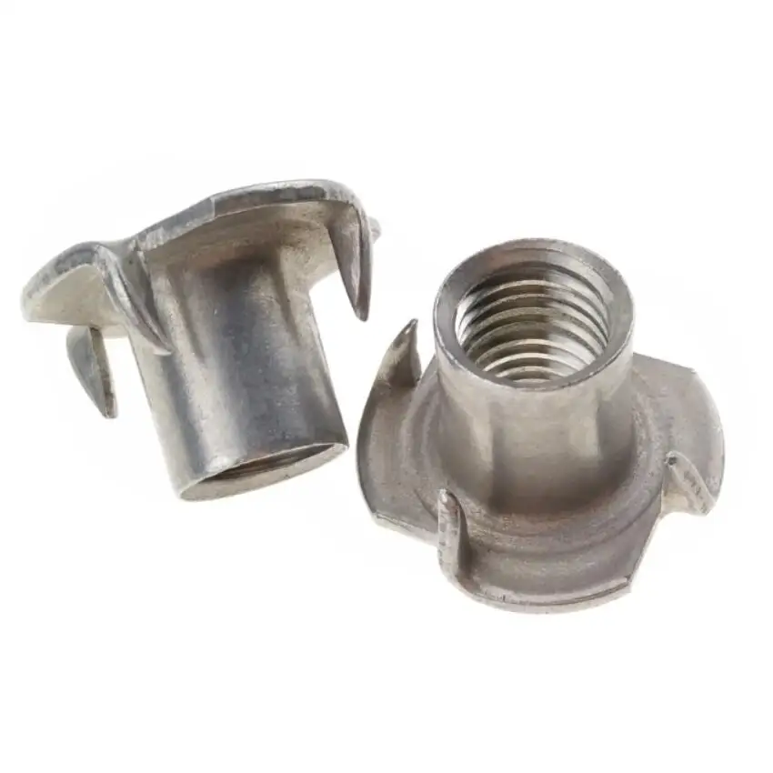 M8 Stainless Steel T Nuts for Wood Insert A2-70