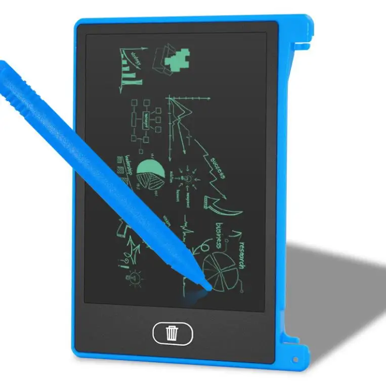 2019 trending products lcd electronic drawing board kids tablet Erasable writing pad 4.4 inch kids electronic lcd pad