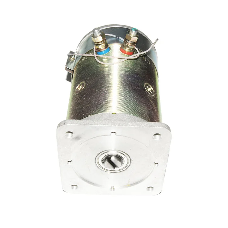 mini hydraulic actuator motor 127mm 24V 3000W carbon brushes of DC motor