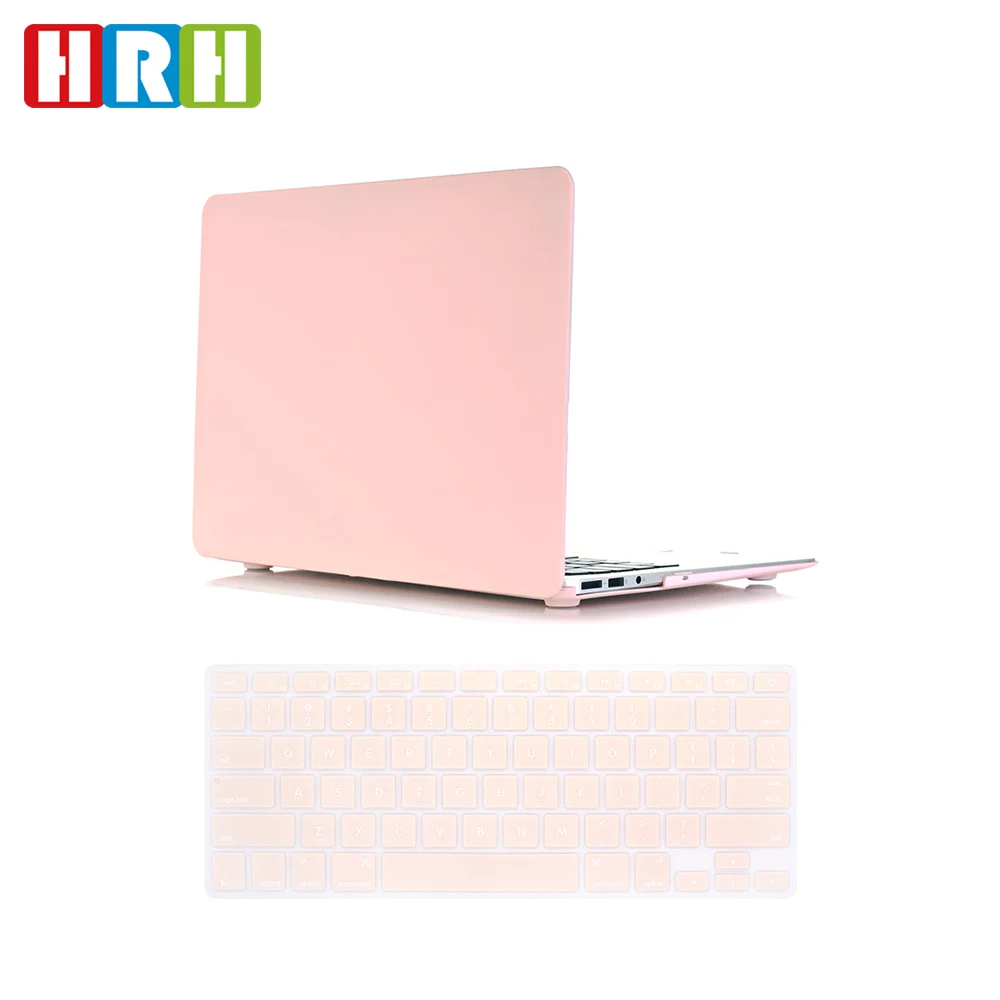 2 in 1 Cream Case And Silicone Keyboard Cover For Mac Air Pro Retina  A1932 A2159  A1706 Touch Bar M1 laptop case