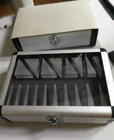 optical ophthalmic prism lens set with glass material