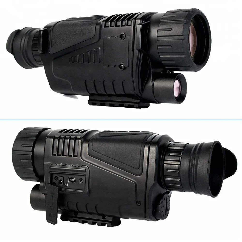 Монокуляр ночного видения 5x40 для охоты 200 м ИК Цифровая камера с функцией цифровой инфракрасной