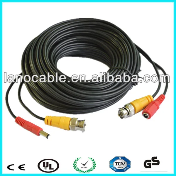 Top level security cctv camera pre-order bnc+dc 2.1 cable