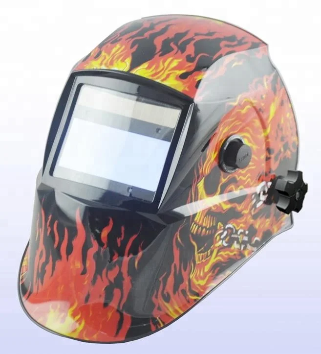 HMT 4 arc sensors variable dark shade 5-9/9-13 large view 100x53mm automatic welder helmets True color vision CE marked